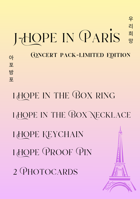 J-HOPE IN PARIS : CONCERT PACK